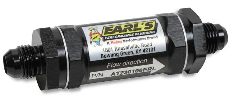 Aluminum In-Line Fuel Filter AT230108ERL